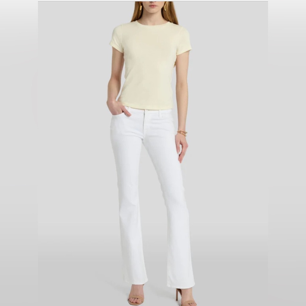 7 For All Mankind White Bootcut